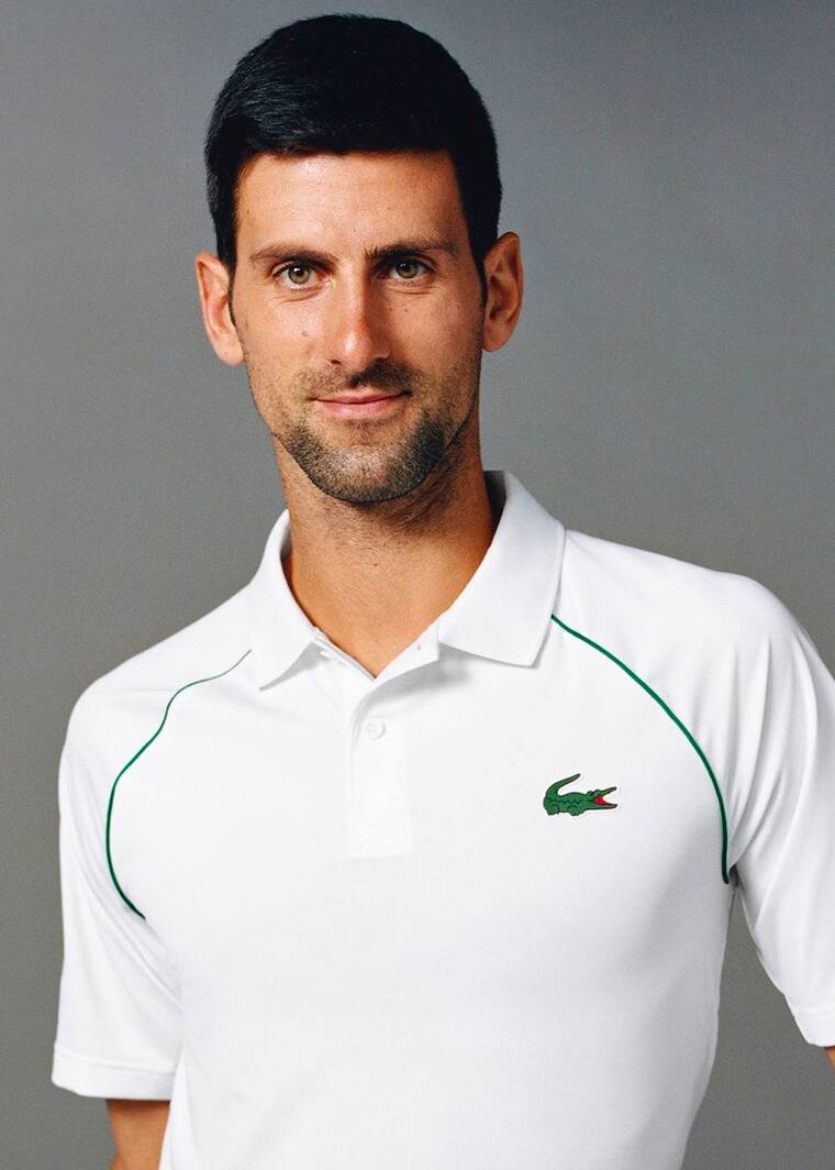 Oval Metal Novak Djokovic Collection Sunglasses LACOSTE